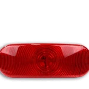 OTR 6" Oval Incandescent Stop / Turn / Tail Light - Red - #PT6000R
