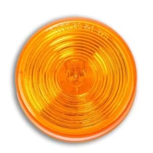 OTR 2.5" Round Sealed Shock-Mount LED Marker / Clearance Light – Yellow - #PT1000A